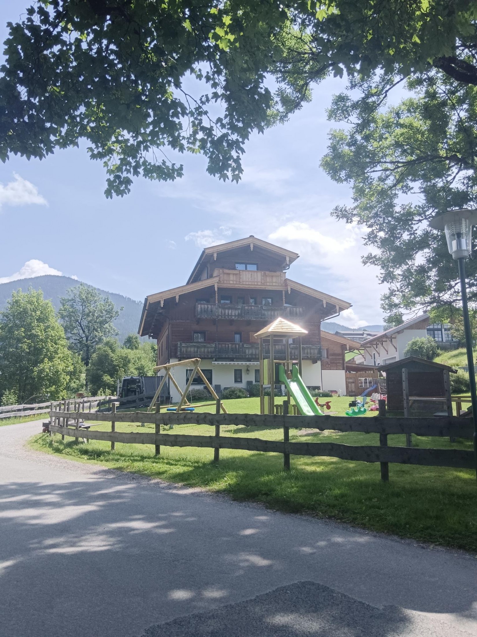 Schlafzimmer im Appartement im Haus Obermühle